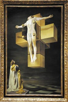 SALVADOR DALÍ, pour réaliser cette toile baptisée Corpus Hypercubus, a (…)