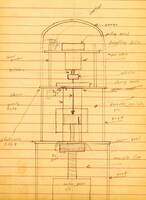 Croquis du "Bell Crystal Puller" par Boyd Cornelison de Texas Instruments (…)