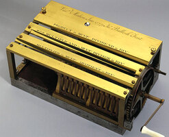 The machine of Stanhope from 1777, made by James Bullock