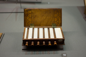 Coffret de rouleaux népériens, vers 1720